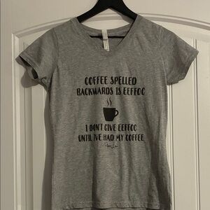 Coffee Spelled Backwards I don’t give efeffoc till dive had my Coffee T-shirt S